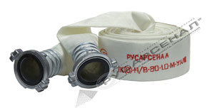 Рукав пожарный РПК(В)-Н/В-80-1,0-М-УХЛ1 с головками ГР-80 A-A 15 м